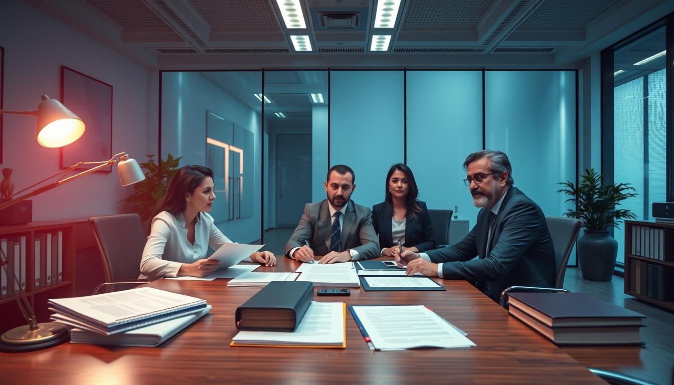 Family elder care planning discussion